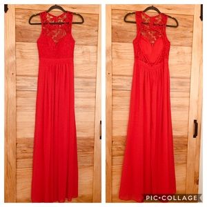 NWT Maniju Coral/Red Dress ❤️